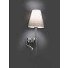 Faro Barcelona Sabana Muurlamp LED Nikkel mat, 1-licht