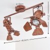 Lichinga Plafond straler Roest, 2-lichts
