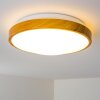 Sora Wood Plafondlamp LED Hout licht, Wit, 1-licht