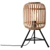 Brilliant Woodrow Tafellamp Bruin, 1-licht