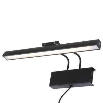 Steinhauer Litho Muurlamp LED Zwart, 1-licht