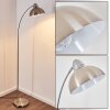Poitou Staande lamp Nikkel mat, 1-licht