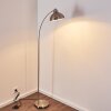 Poitou Staande lamp Nikkel mat, 1-licht
