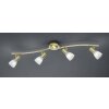 Trio LEVISTO Plafond spot LED Messing, 4-lichts