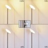 Wonsbek Staande lamp LED Nikkel mat, 1-licht