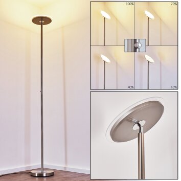 Wonsbek Staande lamp LED Nikkel mat, 1-licht
