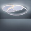 Paul Neuhaus EMILIO Plafondlamp LED Zilver, 1-licht, Afstandsbediening