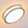 Sora Plafondlamp LED Nikkel mat, Wit, 1-licht