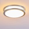 Sora Plafondlamp LED Nikkel mat, Wit, 1-licht