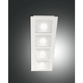 Fabas Luce Formia Plafondlamp LED Wit, 4-lichts