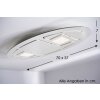 Evaluz Ellipse Plafondlamp LED Wit, 2-lichts