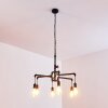 Kolyma Hanglamp Roest, Zwart, 6-lichts