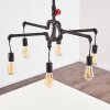 Kolyma Hanglamp Roest, Zwart, 6-lichts