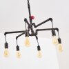 Kolyma Hanglamp Roest, Zwart, 6-lichts