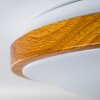 Sora Wood Plafondlamp LED Hout licht, Wit, 1-licht