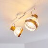Bariloche Plafondlamp Chroom, Wit, 2-lichts