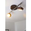 Philips SEPIA Opbouwspot LED Bruin, Chroom, Roest, 2-lichts