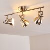 Tina Plafondlamp Nikkel mat, 3-lichts