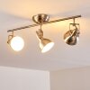 Tina Plafondlamp Nikkel mat, 3-lichts
