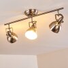 Tina Plafondlamp Nikkel mat, 3-lichts