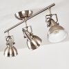 Tina Plafondlamp Nikkel mat, 3-lichts