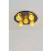 Holländer CARILLON Plafondlamp LED Bruin, Goud, Zwart, 5-lichts