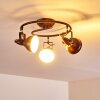Tina Plafondlamp Roest, 3-lichts