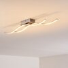 Kalandi Plafondlamp LED Nikkel mat, 2-lichts