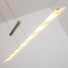 Ramsele Hanglamp LED Chroom, Nikkel mat, 7-lichts