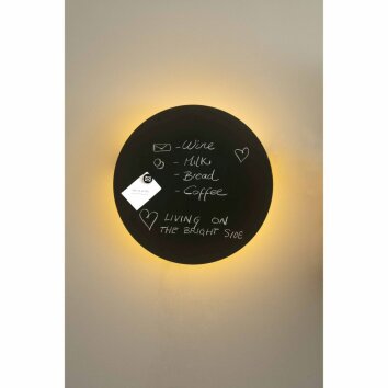 Faro Barcelona Board Muurlamp Zwart, 1-licht