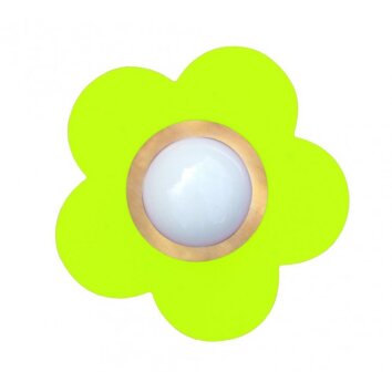Waldi Fleur petit Plafondlamp Groen, 1-licht
