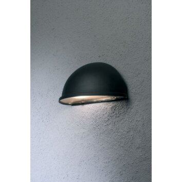 Konstsmide TORINO Muurlamp Zwart, 1-licht
