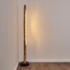 Bansberia Staande lamp LED Hout licht, Zwart, 1-licht