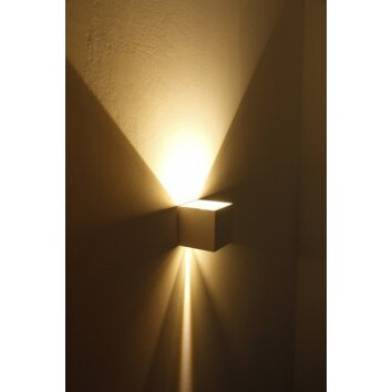 Helestra SIRI 44 Muurlamp LED Wit, 2-lichts