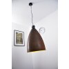 Industria Hanglamp Zwart, 1-licht