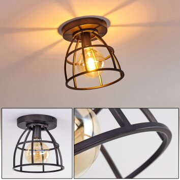 Haervej Plafondlamp Zwart, 1-licht