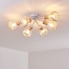 Barbacena Plafondlamp Wit, 6-lichts