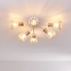 Barbacena Plafondlamp Wit, 6-lichts